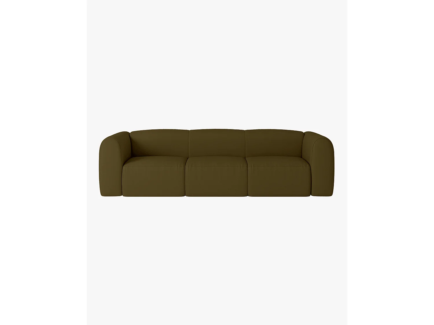 Canapé‑lit Flom 3 places, convertible 140 x 200 cm, rembourrage haute résilience