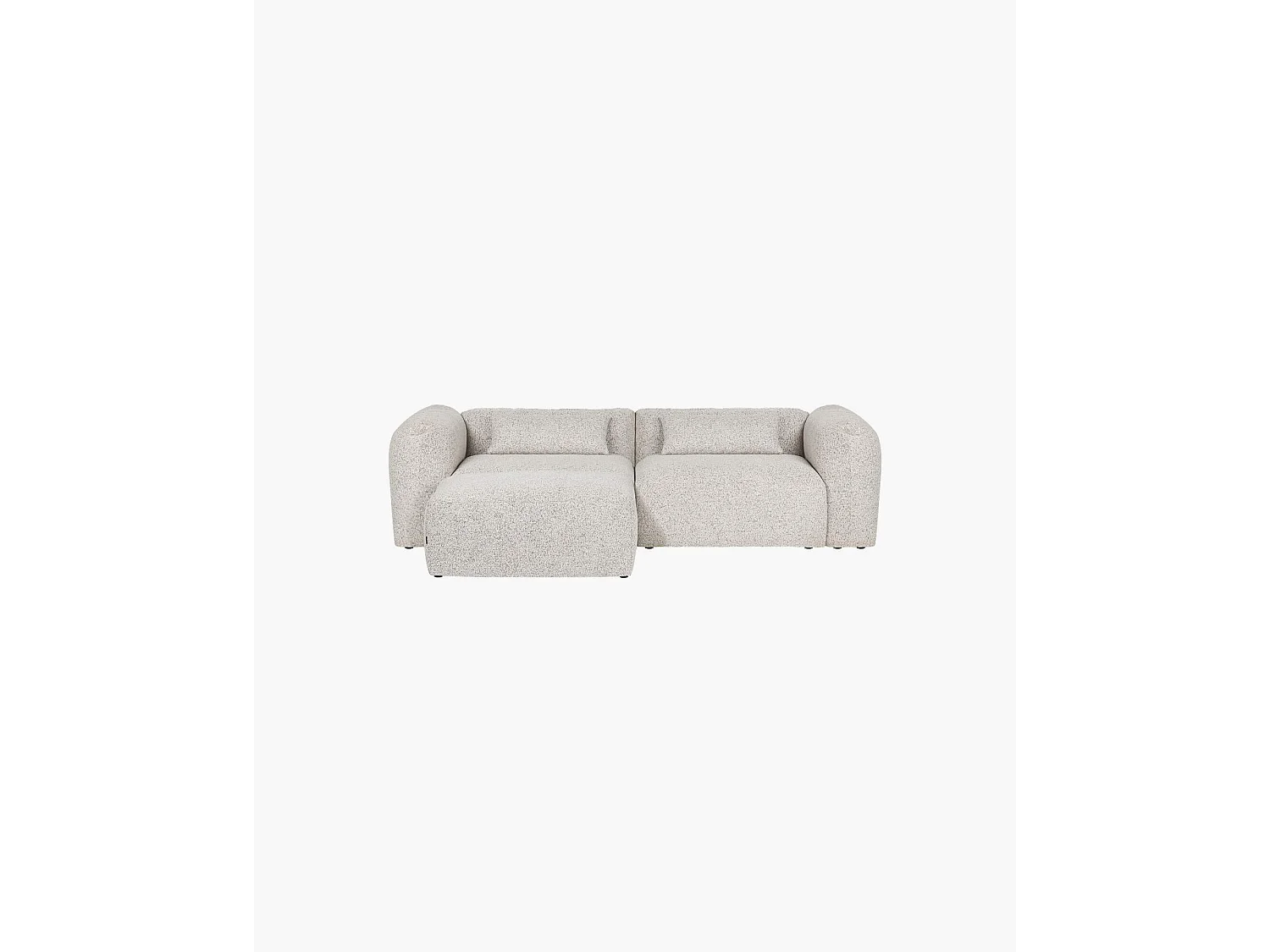 Yaro Ottomane, 1-Sitzer Sofa, Clay Grey Mélange, 99,5x70x40 cm