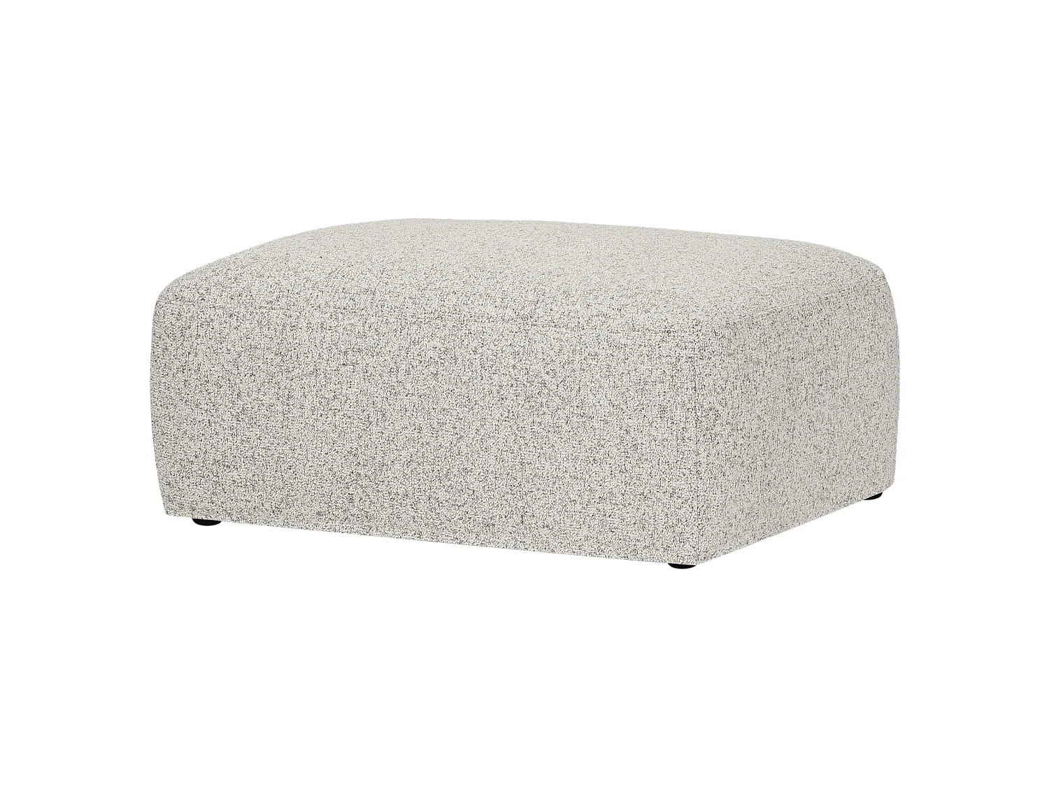 Yaro Ottomane, 1-Sitzer Sofa, Clay Grey Mélange, 99,5x70x40 cm