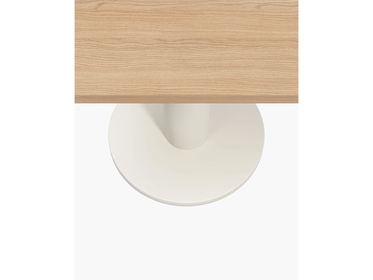 noo.ma vierkante eettafel voor 2 personen 70x70 cm eikenfineer - modern minimalistisch