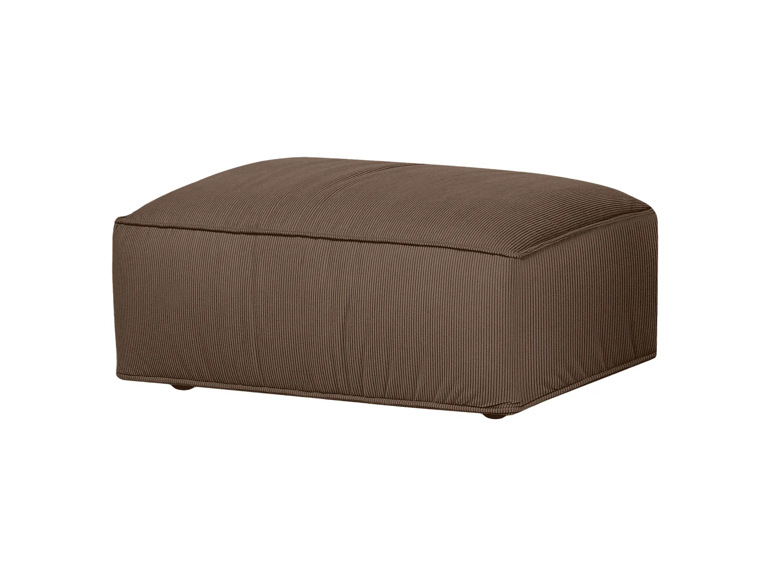 Lobi Ottomanen-Modul Lobi Ottomane, Corduroy Mocha Brown, 96x45x70 cm