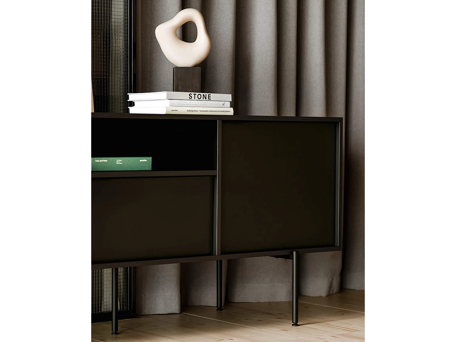 Buffet Bau noo.ma - 180 cm, design contemporain, grande capacité