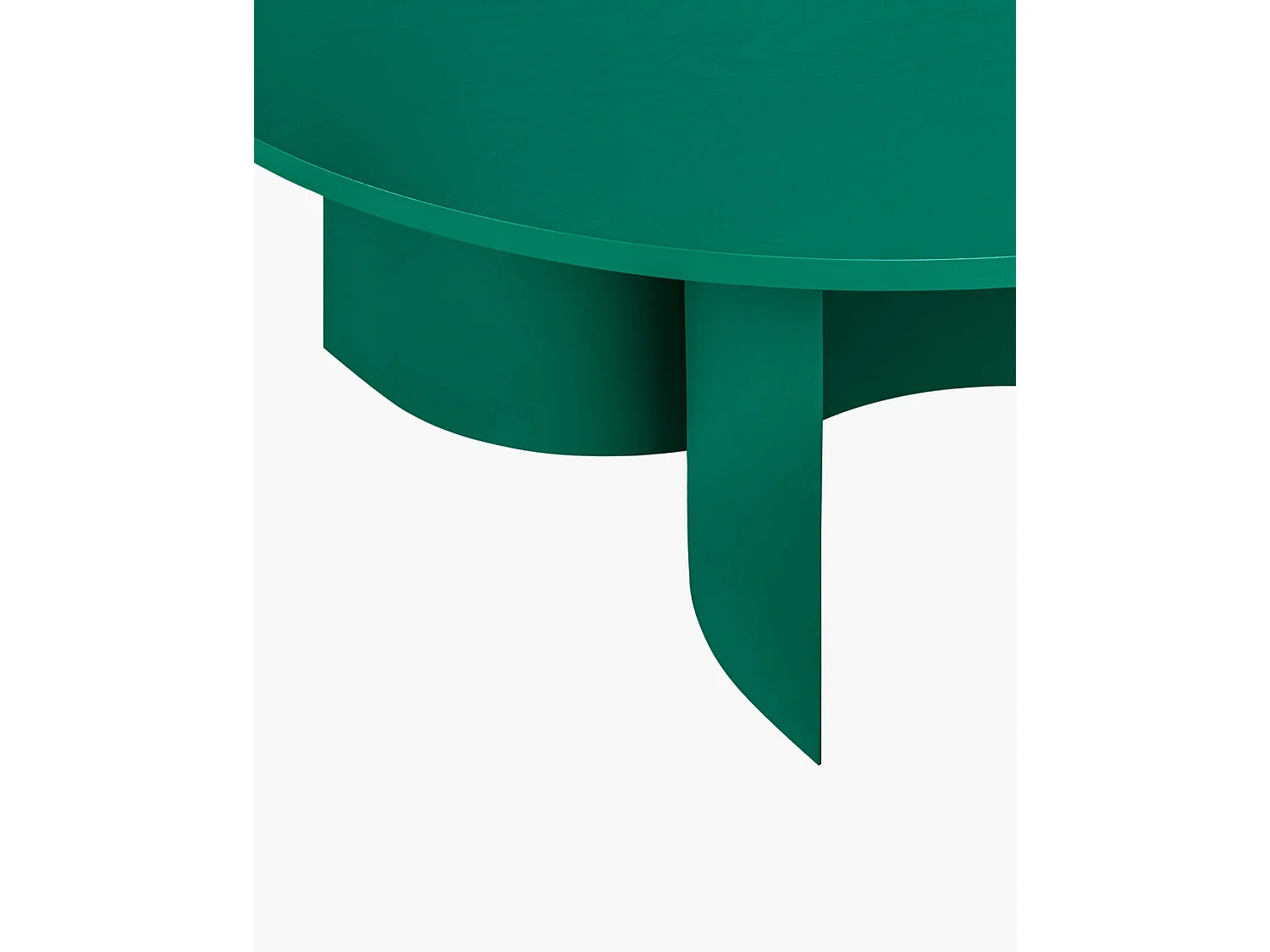 noo.ma bijzettafel 95x95x44 cm, veneer, Watermelon Green, modern, zonder elektriciteit