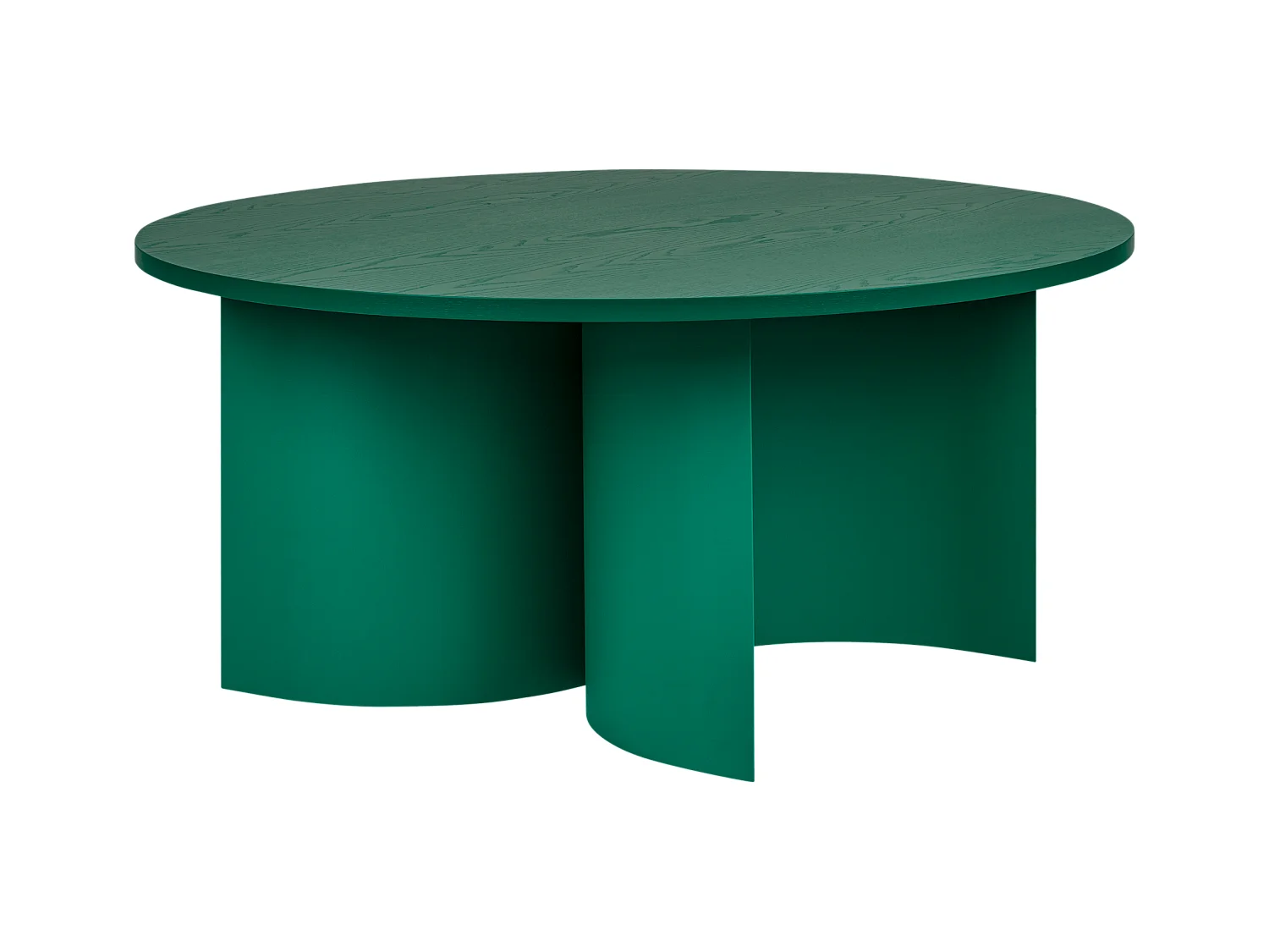noo.ma bijzettafel 95x95x44 cm, veneer, Watermelon Green, modern, zonder elektriciteit