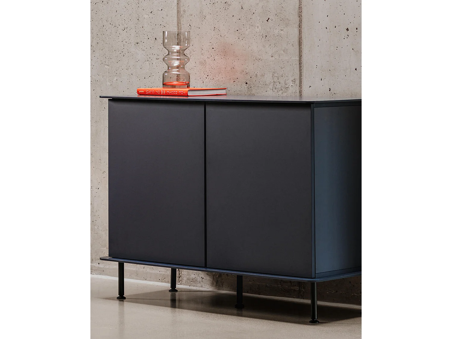 noo.ma wandmeubel 120 cm - vloerplaatsing, spaanplaat, 3 legplanken