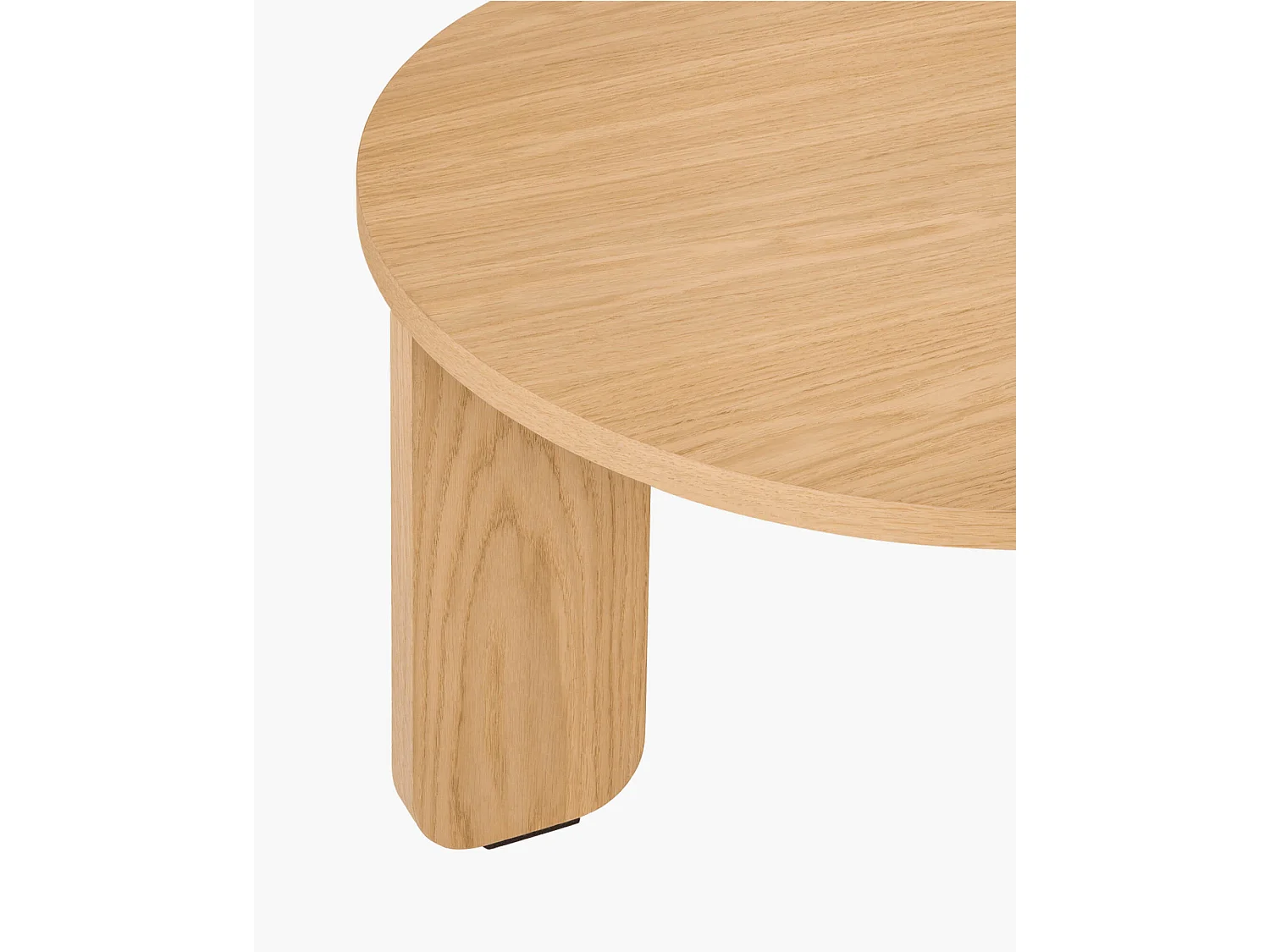 noo.ma eiken nesttafels 2-delig - Scandinavisch minimalisme, mat fineer