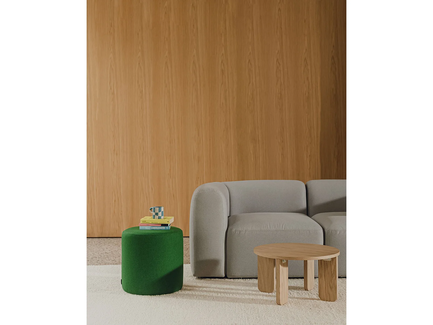 noo.ma eiken nesttafels 2-delig - Scandinavisch minimalisme, mat fineer