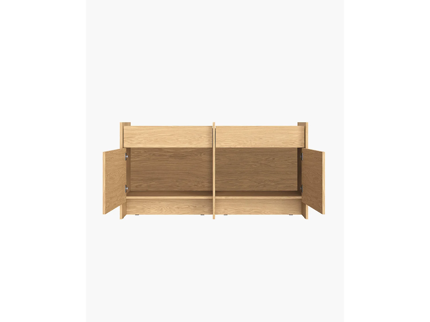 Hido Kommode noo.ma, Eichenoptik, 146 x 76 x 51 cm