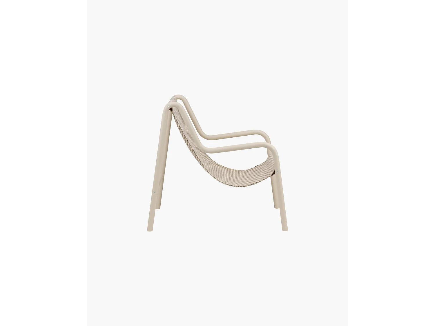 Fauteuil Nokk - chaise longue d'extérieur en acier et tissu imperméable