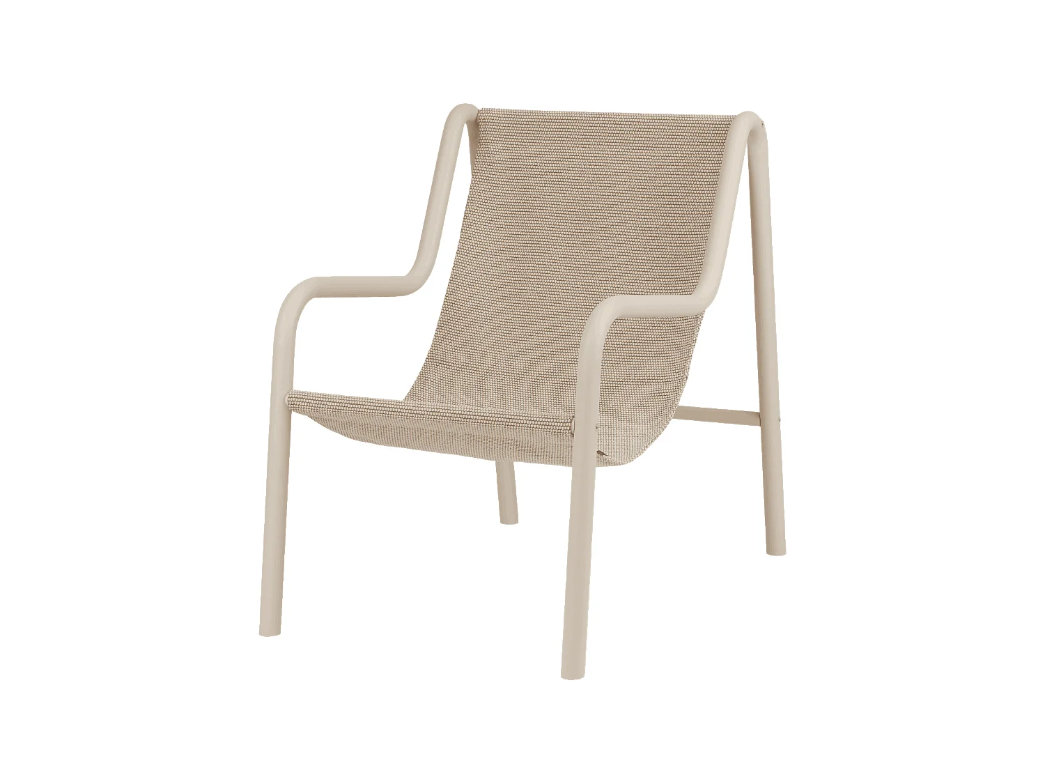 Fauteuil Nokk - chaise longue d'extérieur en acier et tissu imperméable