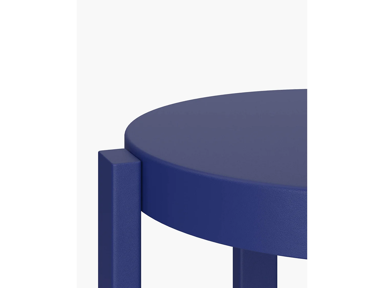 noo.ma barkruk zonder armleuning Blueberry Pie - stalen frame, moderne zit, 35x35x75 cm
