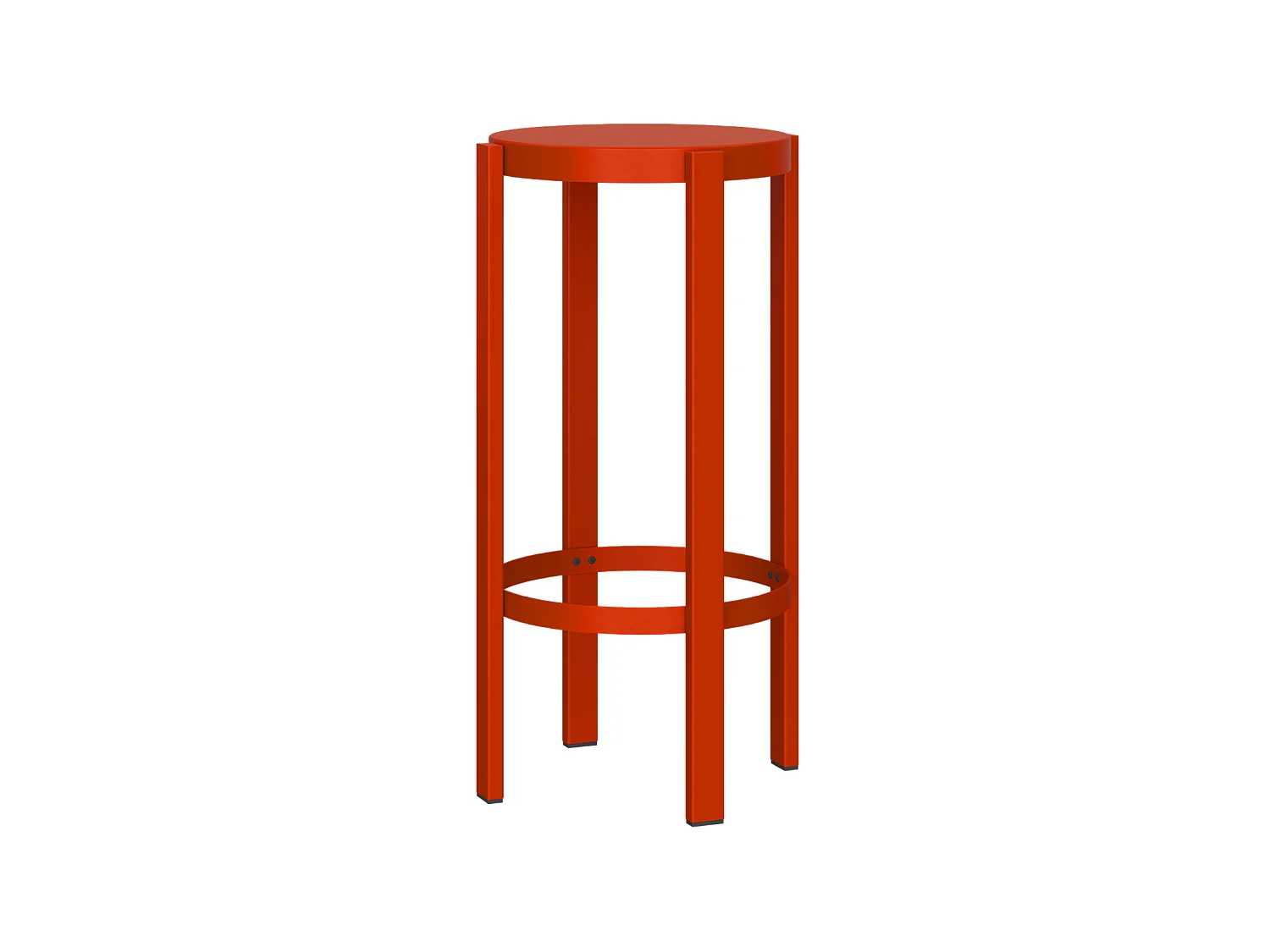Stołek barowy Doon 75 cm - stalowy, nowoczesny design