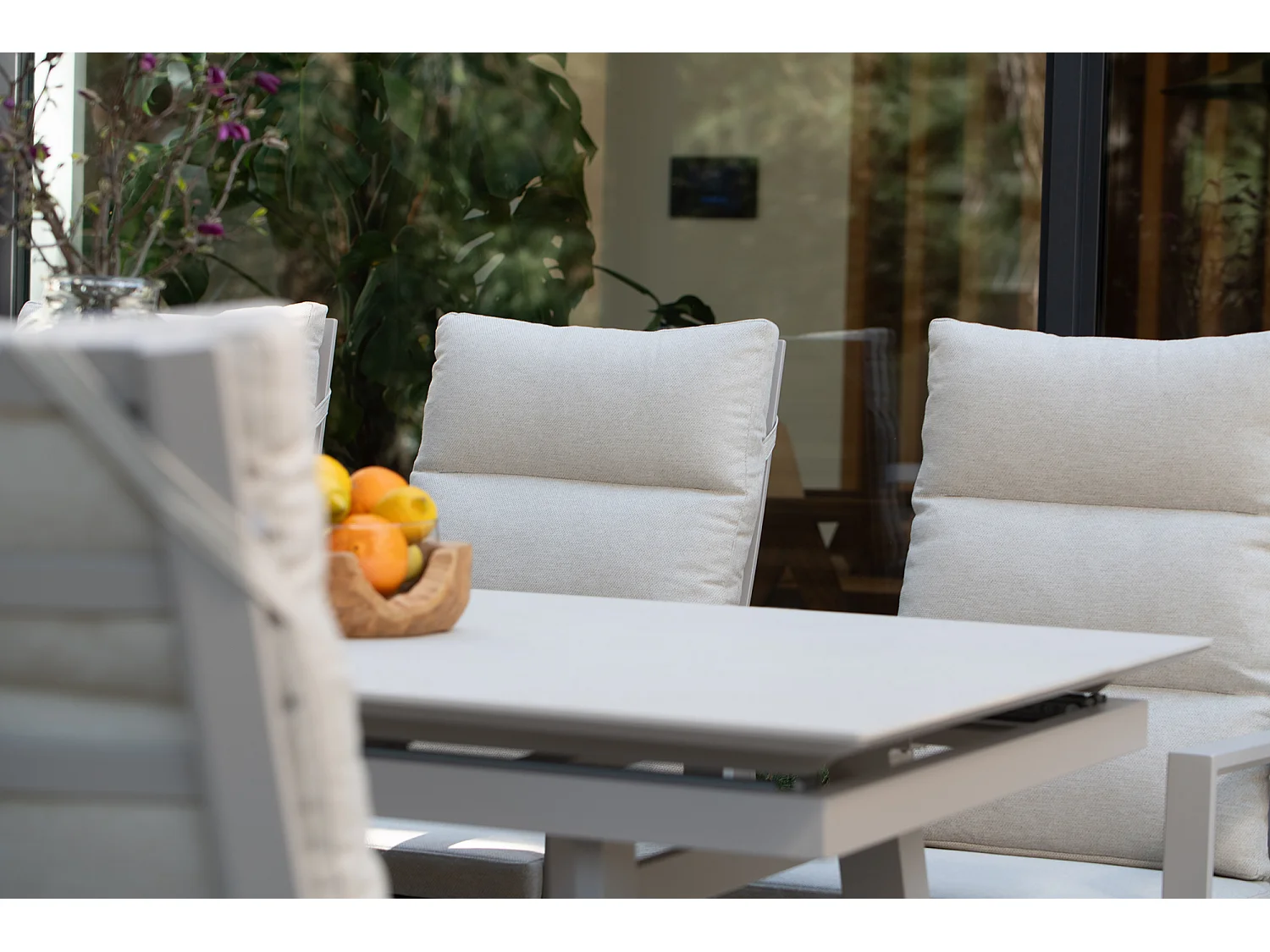 Catania Tuinset - Uitschuifbare Tafel + 8 Stoelen voor Buitendiner