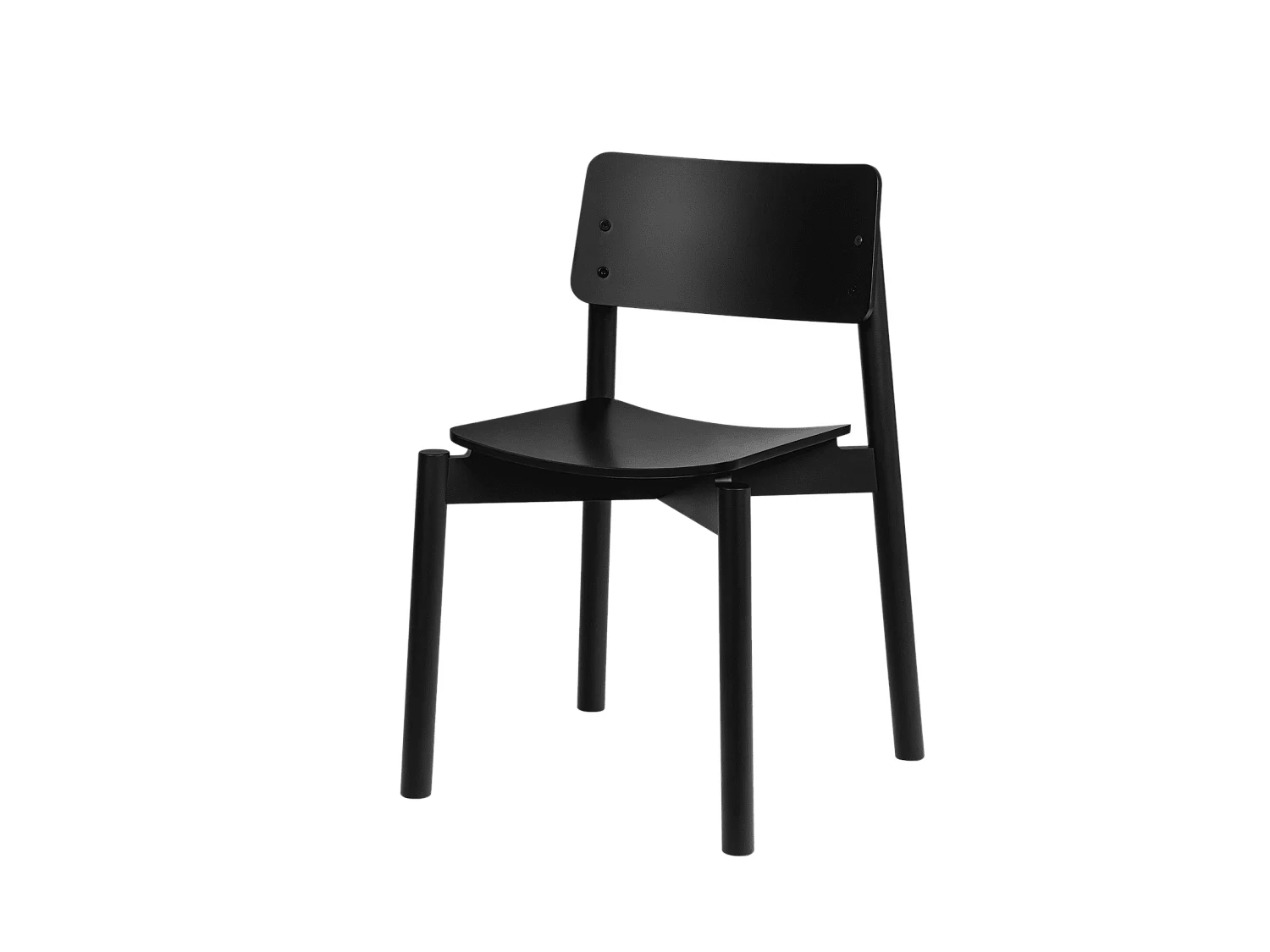 Wem Stuhl - Buchenholz, profilierte Sitzschale, gepolstert optional, wasserbasierter Mattlack