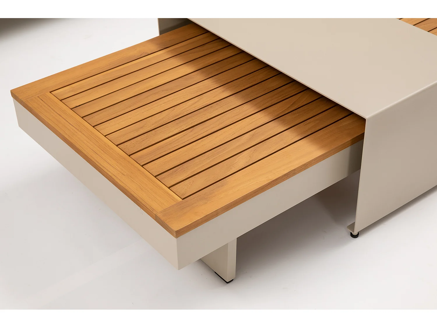Ensemble de mobilier de jardin en aluminium Portofino Beige