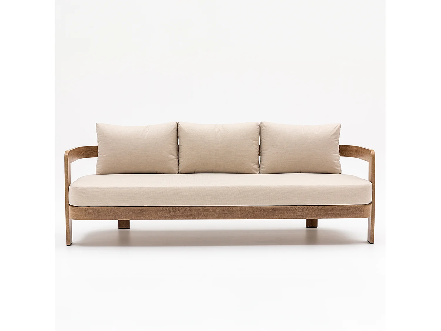 Set da giardino Sorrento con poltrona girevole - Mobili da esterno in alluminio di lusso