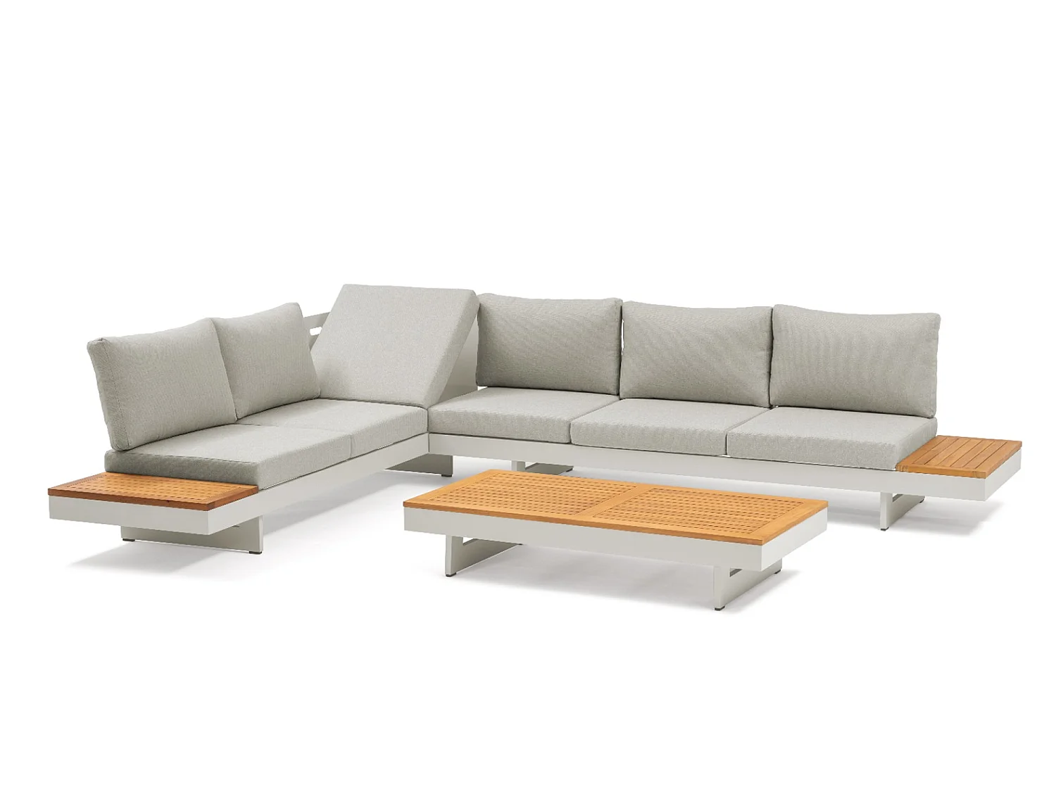 Ensemble de mobilier de jardin en aluminium Portofino Grey