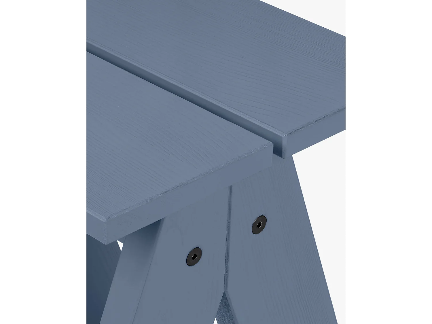 noo.ma vogelhuiskast dennenhout Frosty Blue 40x40x44 cm