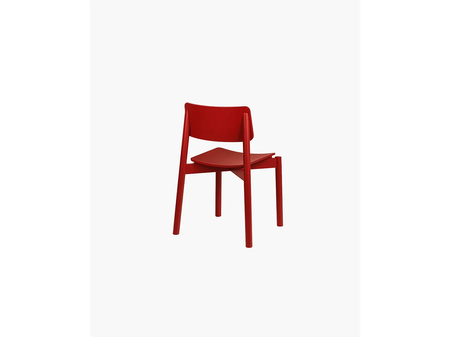 Chaise Wem noo.ma - design élégant en bois de hêtre, assise tissu noir, sans accoudoirs