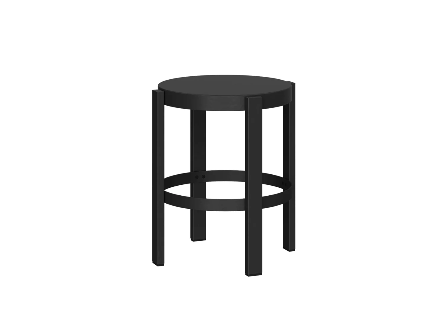 noo.ma Tabouret Doon - sgabello rotondo in acciaio, versatile, vari colori