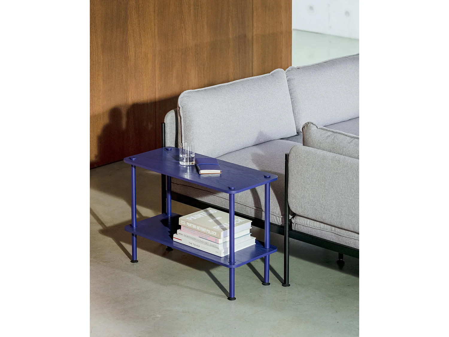 Pouf Taso - pouf rectangulaire moderne, tissu haute qualité