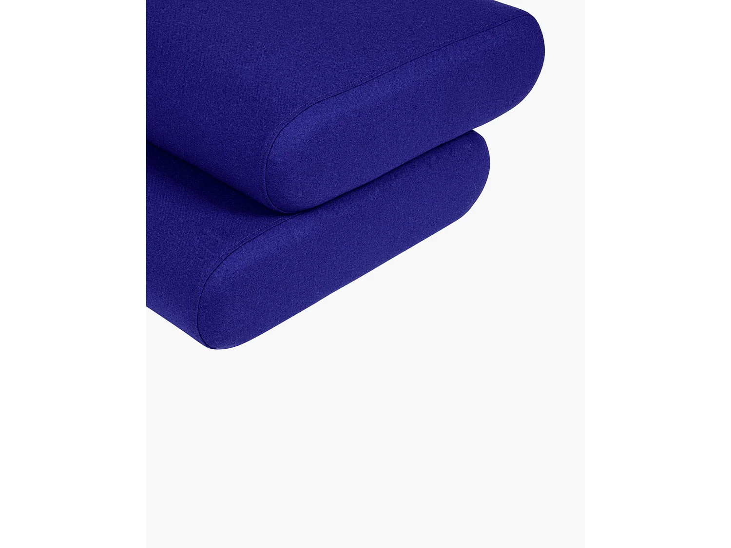 Pouf Taso - pouf rectangulaire moderne, tissu haute qualité