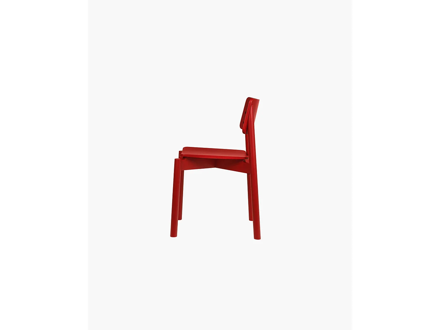Chaise Wem noo.ma - design élégant en bois de hêtre, assise tissu noir, sans accoudoirs