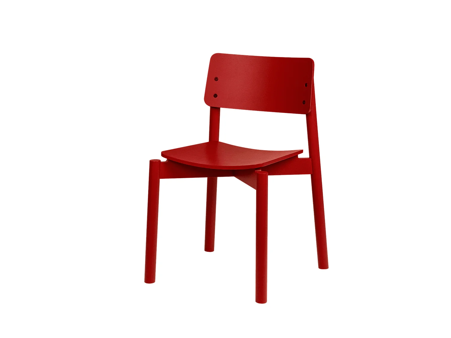 Chaise Wem noo.ma - design élégant en bois de hêtre, assise tissu noir, sans accoudoirs