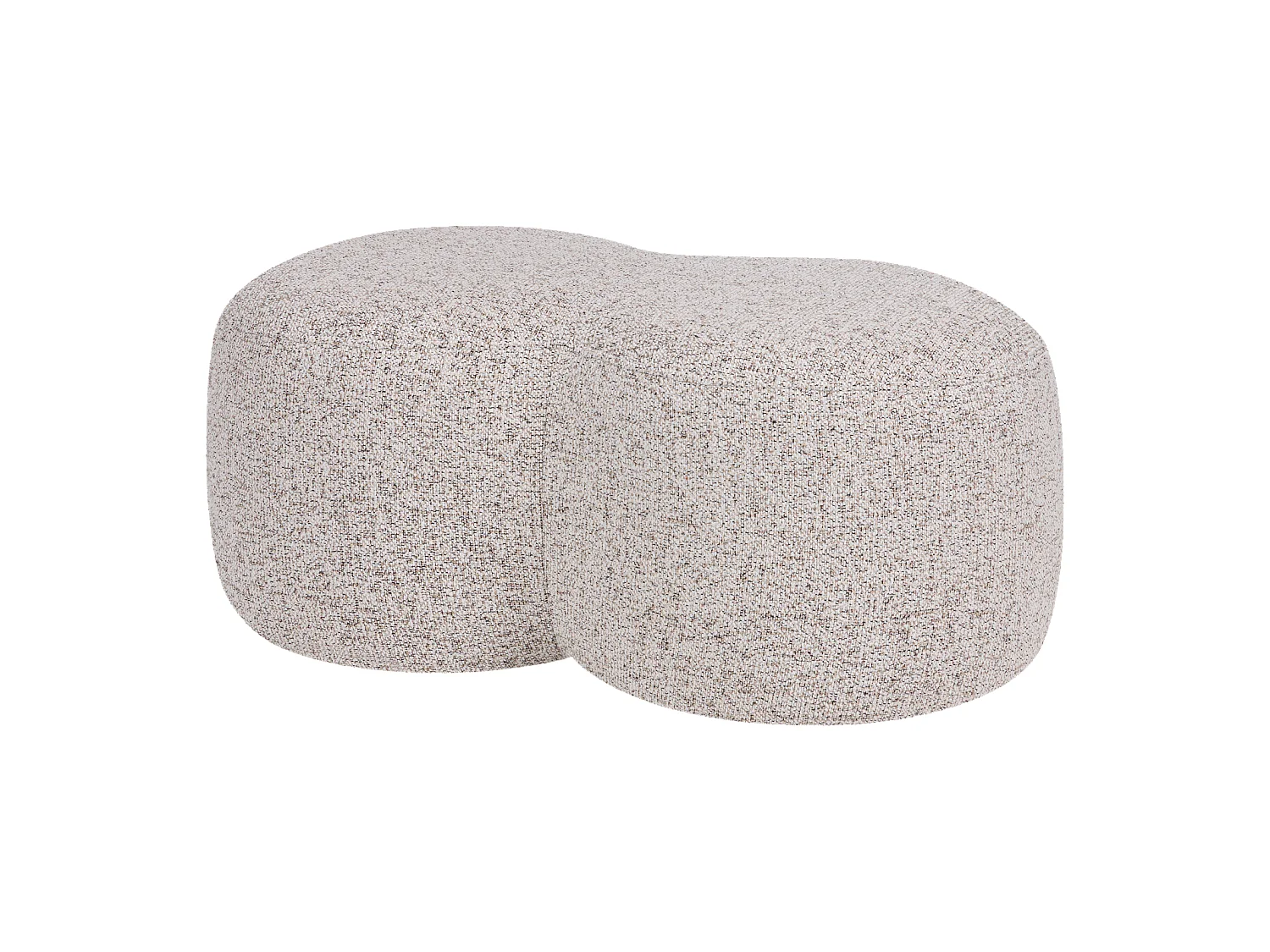 Pouf Umbo - pouf rond en polyester 100% moderne et polyvalent