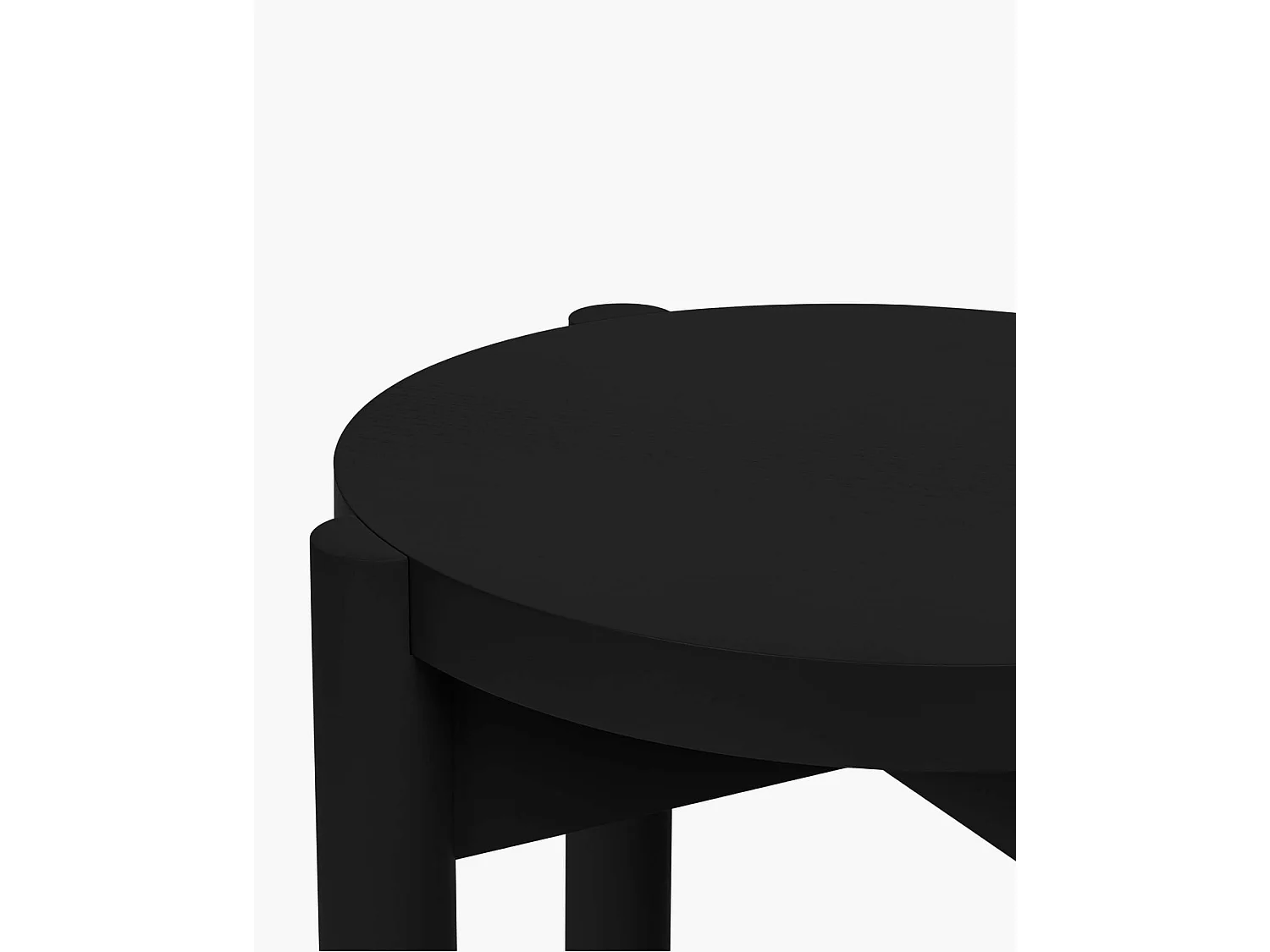 Sgabello Hopp - sgabello in legno massello minimalista noo.ma