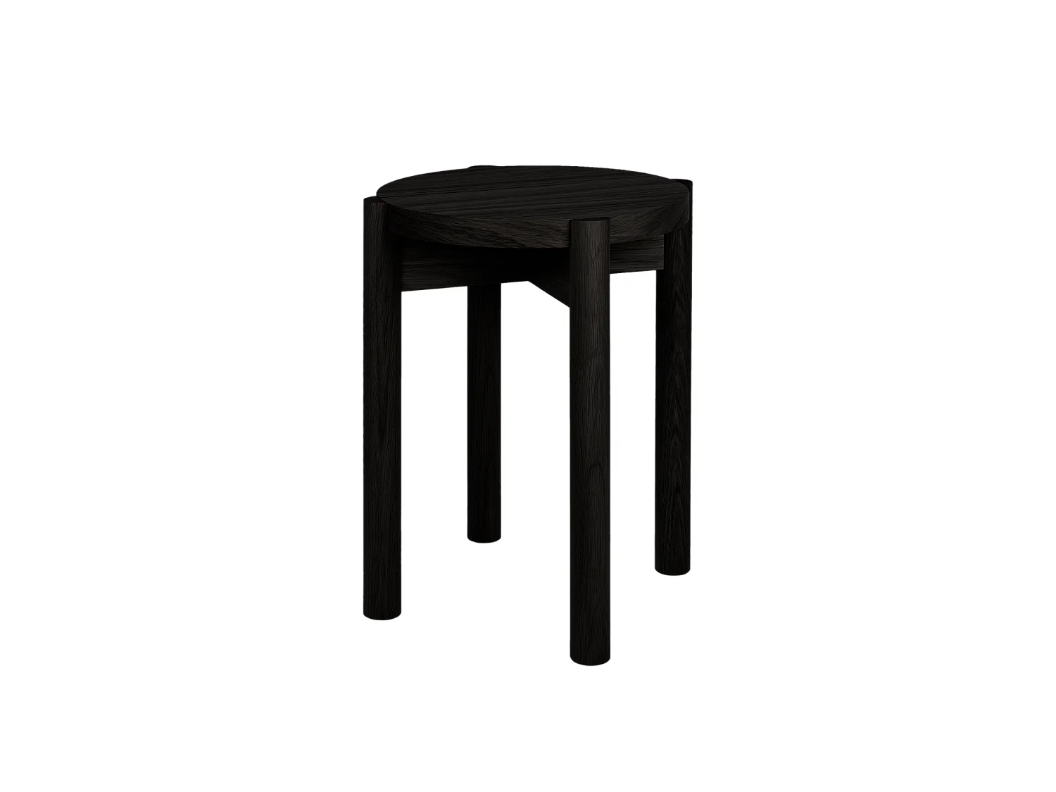 Sgabello Hopp - sgabello in legno massello minimalista noo.ma