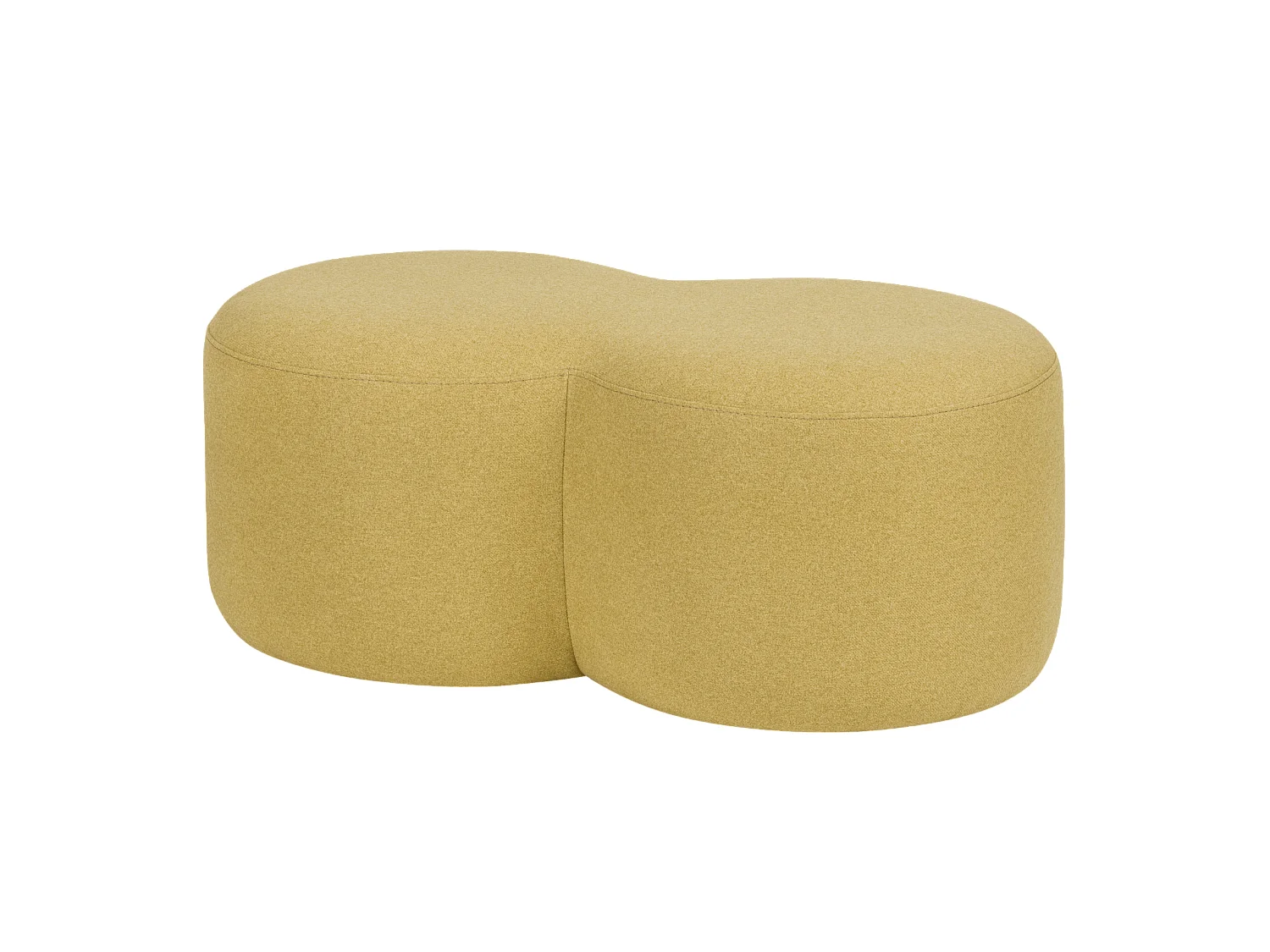 Pouf Umbo - pouf rond en polyester 100% moderne et polyvalent