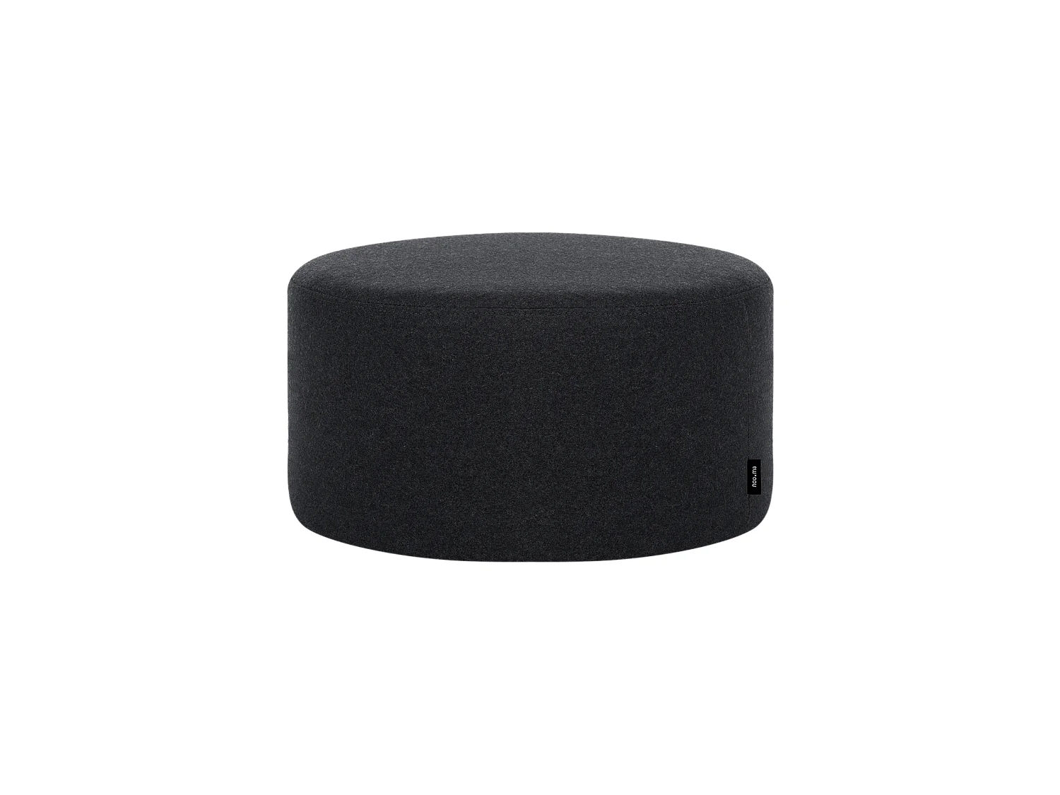 noo.ma Pouf Folk petit - carré 50x50x25 cm, minimaliste moderne