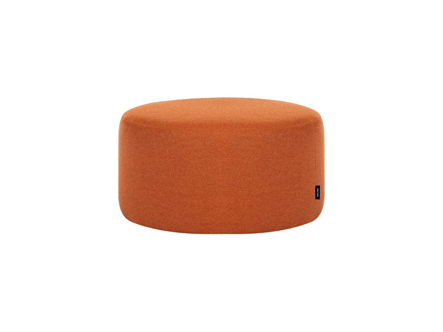 noo.ma Pouf Folk petit - carré 50x50x25 cm, minimaliste moderne