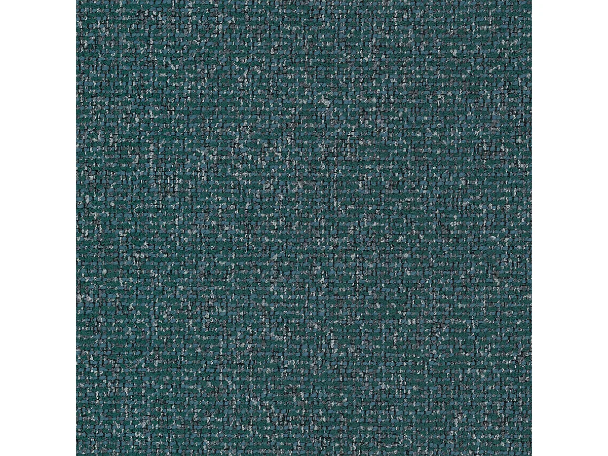 Canapé d'angle panoramique convertible 5 places avec coffre en tissu bleu LORENZO