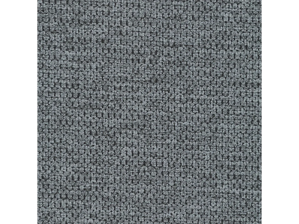 Canapé d'angle convertible 3 places réversible avec coffre en tissu gris VASCO