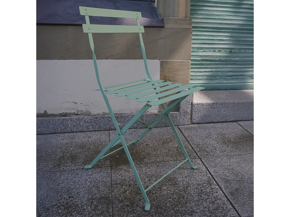Set tuintafel en stoelen 2 zits Lisbon Mintgroen