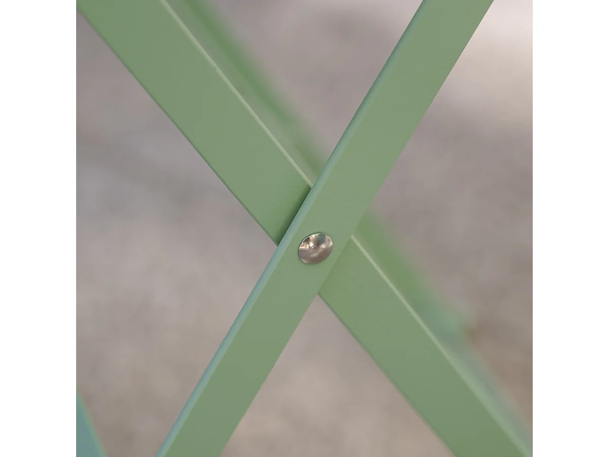 Set tuintafel en stoelen 2 zits Lisbon Mintgroen