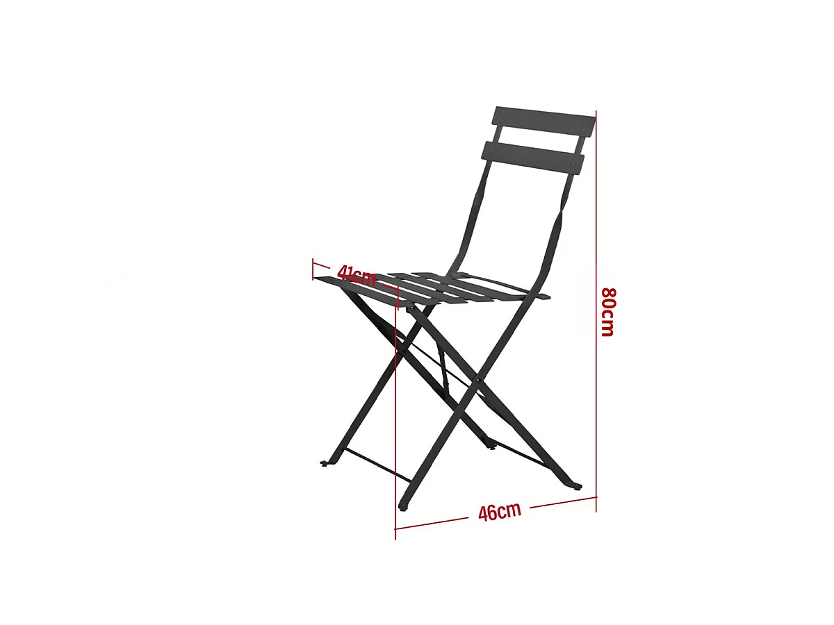 Set tuintafel en stoelen 2 zits Lisbon Mintgroen