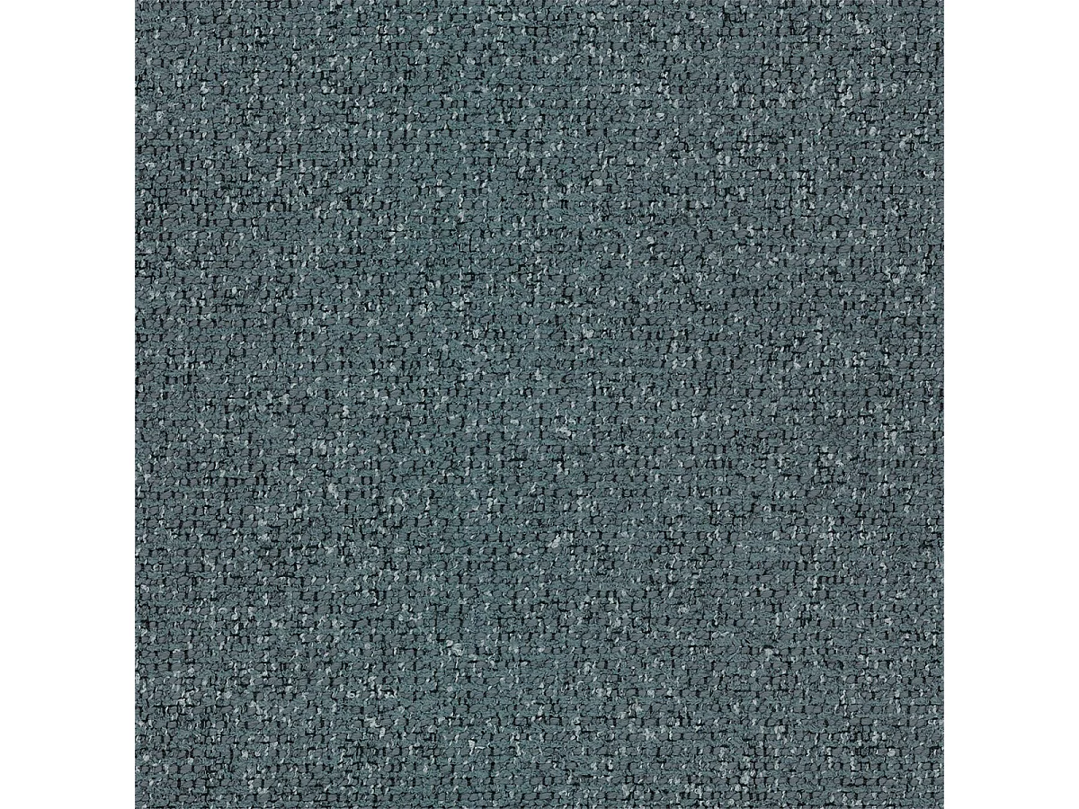 Canapé d'angle panoramique convertible 5 places avec coffre en tissu gris foncé LORENZO