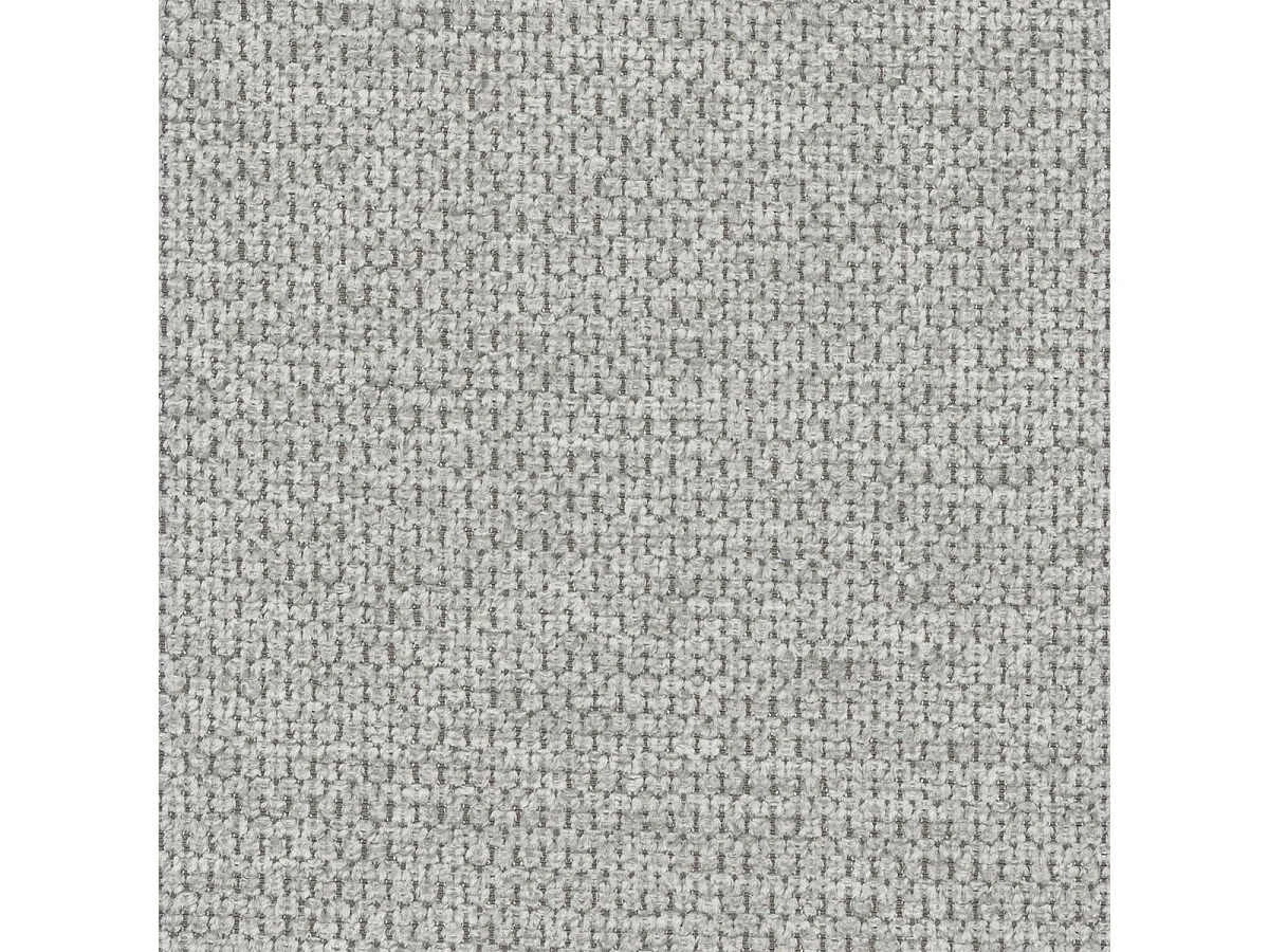 Canapé d'angle convertible 3 places réversible avec coffre en tissu gris clair VASCO