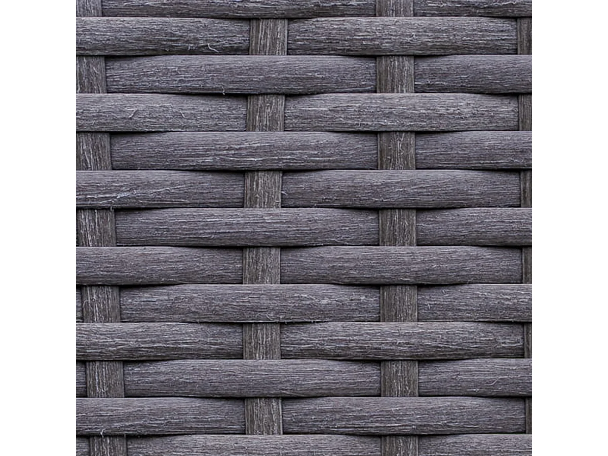 Conjunto de mesa e cadeiras de jardim de 6 lugares Rio Grey