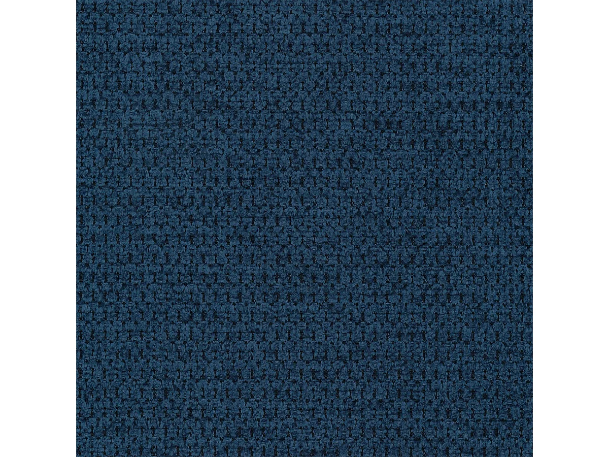 Canapé convertible 5 places avec coffre en tissu bleu VASCO