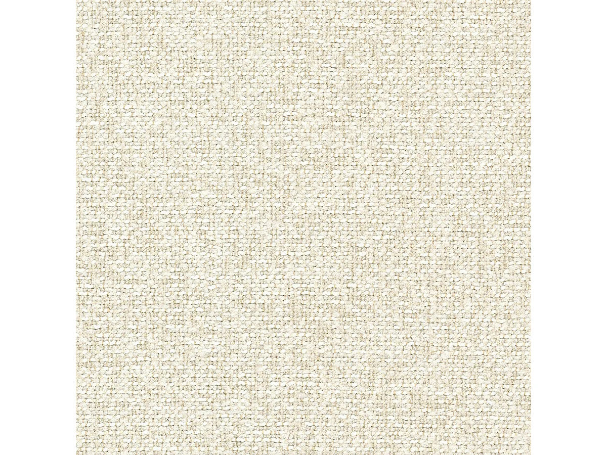 Canapé d'angle panoramique convertible 5 places avec coffre en tissu blanc LORENZO