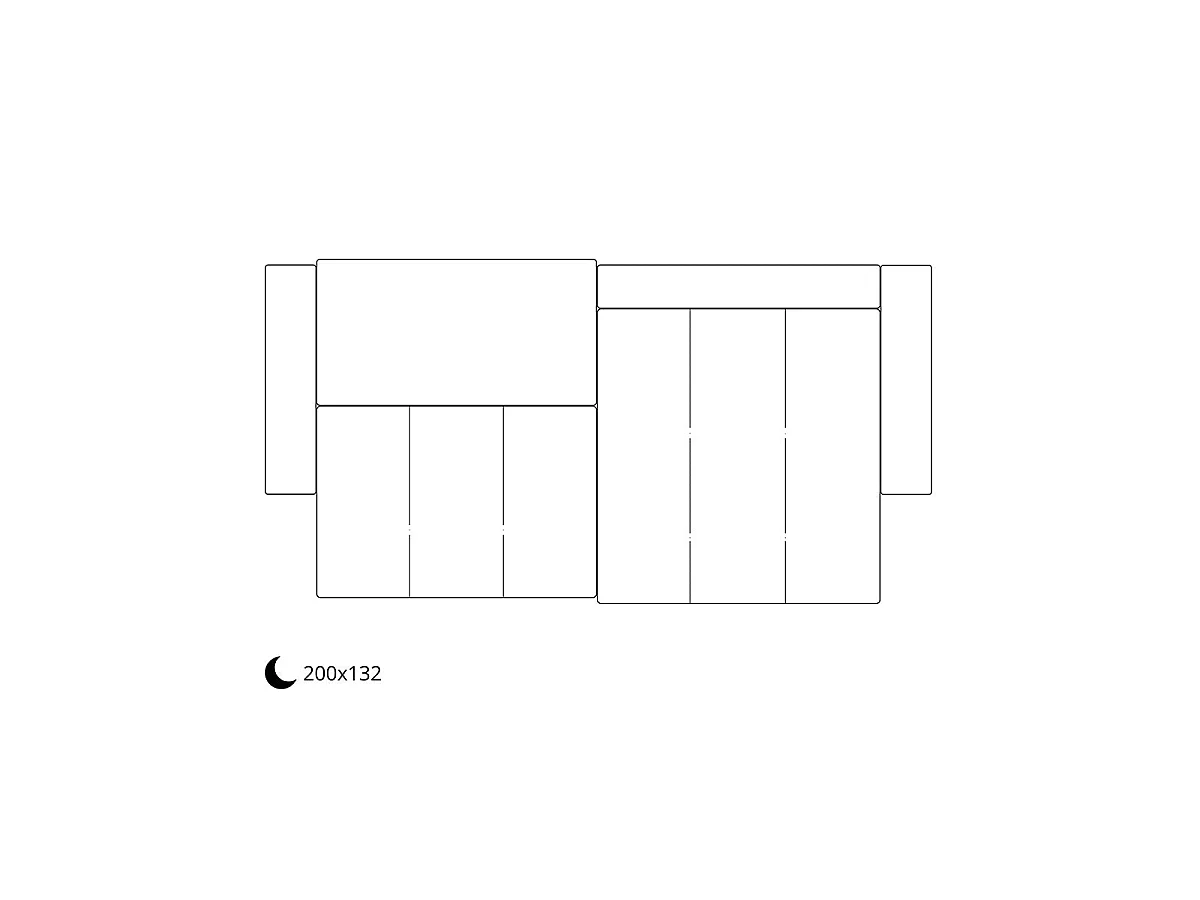 Canapé d'angle convertible 3 places réversible avec coffre en tissu noir GIULIA