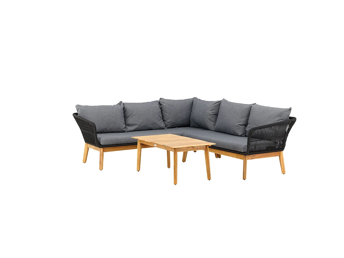 Chania Sofaset schwarz.