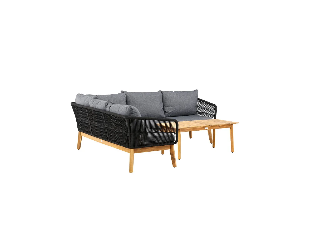 Chania Sofaset schwarz.