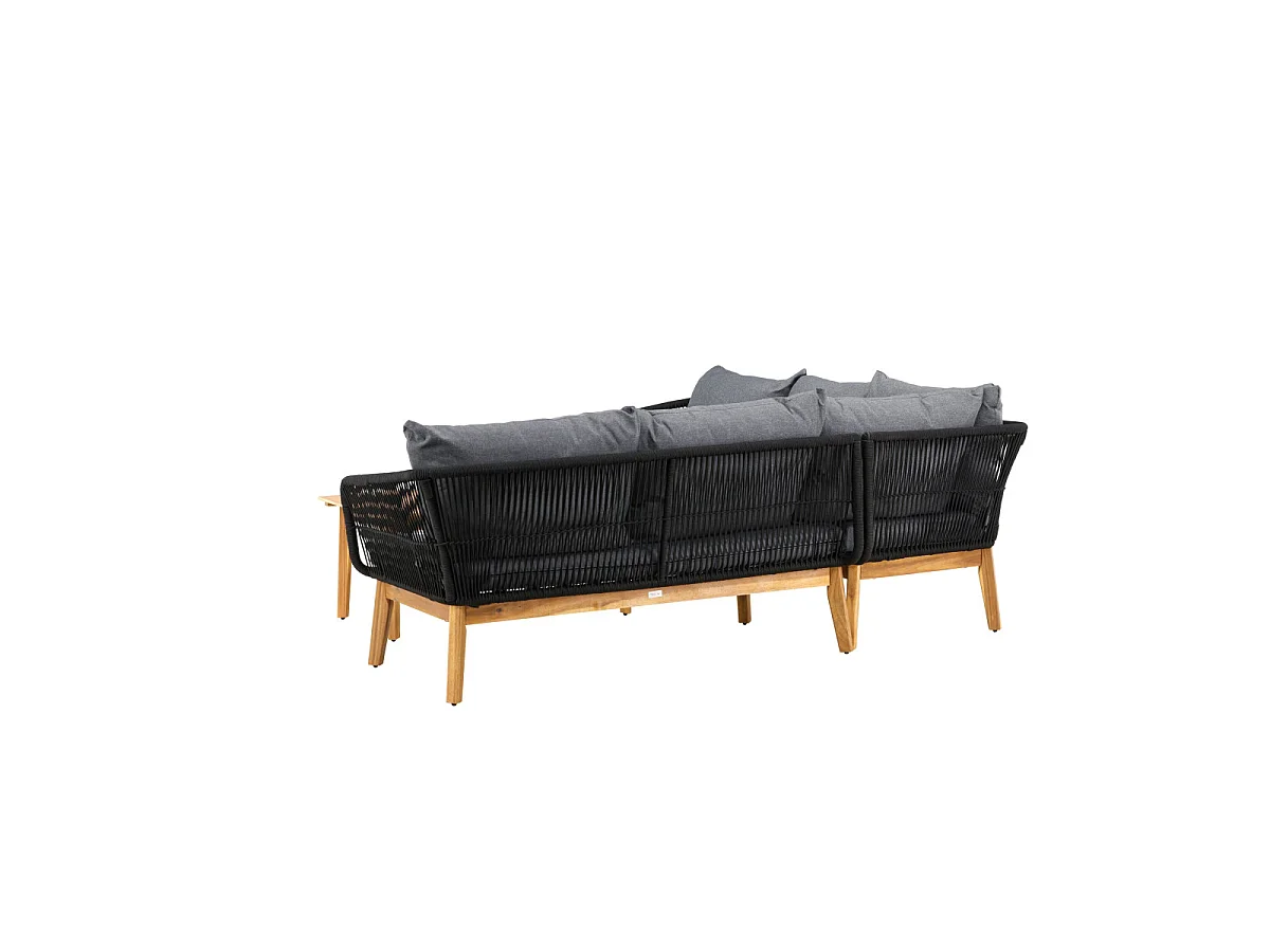 Chania Sofaset schwarz.