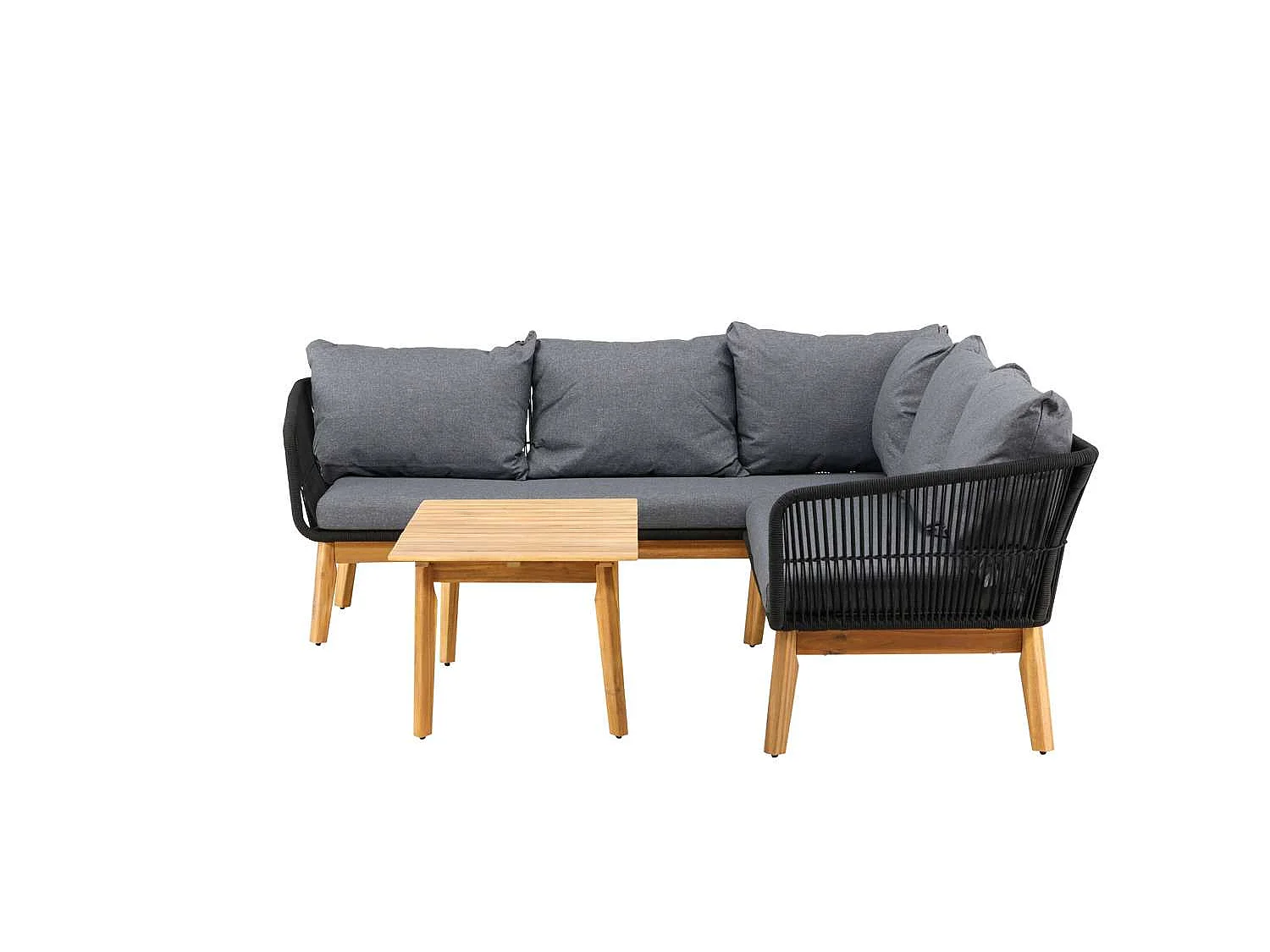 Chania Sofaset schwarz.