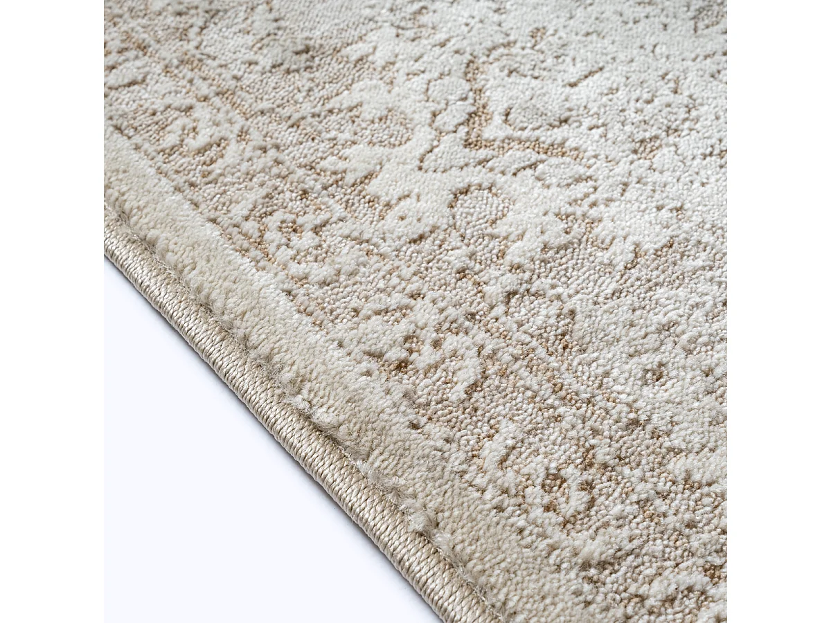 Tapis Flowline Salon Design Vintage, Beige, 120 x 160 cm
